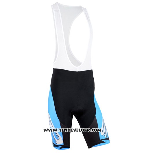 2015 Maillot Ciclismo Castelli SIDI Azur et Blanc Manches Courtes et Cuissard